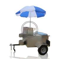 Italian ice cream cart with wheels