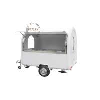 Mobile food vending push cart to sell ice cream