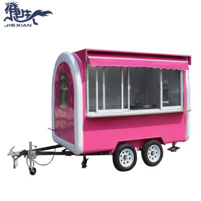 JX-FR300W New Design Mobile Food Cart/Hot Dog Food Service Kiosk/Ice Cream Food Van For Sale