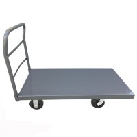 Heavy duty flat cart foldable stainless steel trolley cart with 3 colors for cheap sale