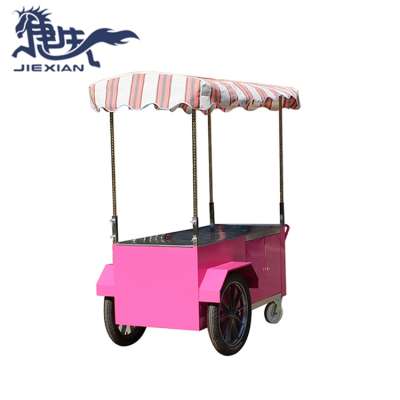 JX-IC160 Shanghai Jiexian outdoor food booth popcorn cart bbq cart