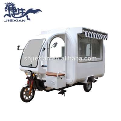 JX-FR220GH High quality electric mobile scooter food cart commercial hot dog cart for sale