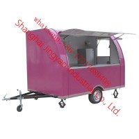 Mobile Rotisserie Hot Fast Food Food Trailers Advertising Trailer Burger Cart for Vending for Sale