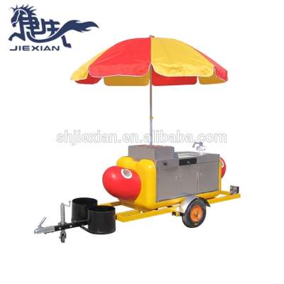 JX-HS230 gas hot dog cart mini hot dog cart for sale hot dog food cart