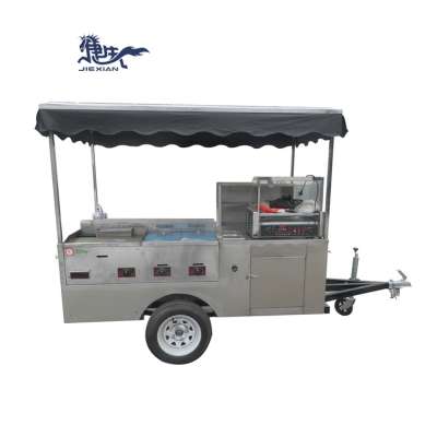 Mobile Food Carts Stainless Steel Hot Dog Cart