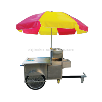 Factory Fase food carts stainless steel mini Street Mobile Hot Dog Food cart for Sale